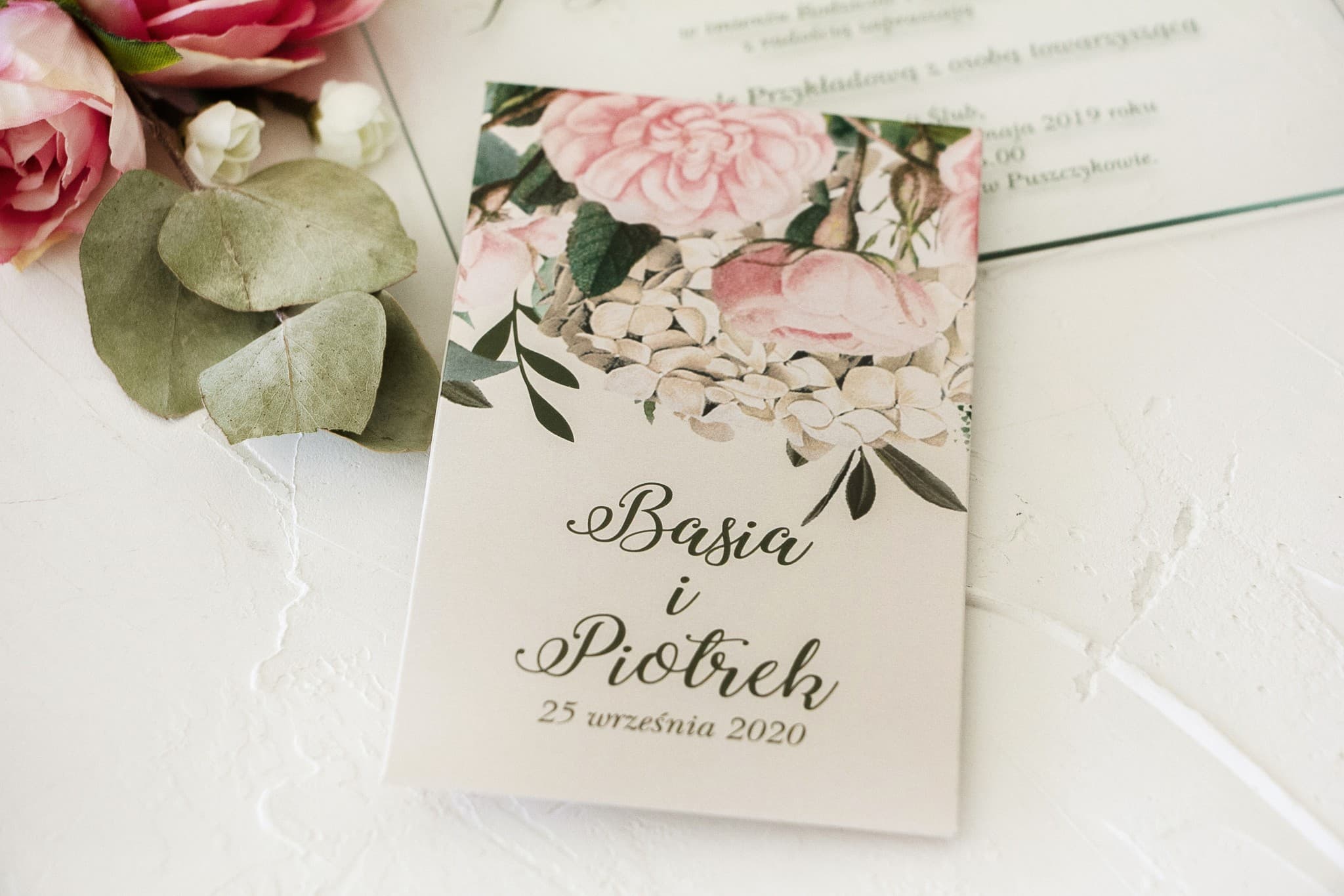 Vergissmeinnicht-Samen in Tüte mit Rose | Gastgeschenke Hochzeit | Kollektion Korani Nr. 1