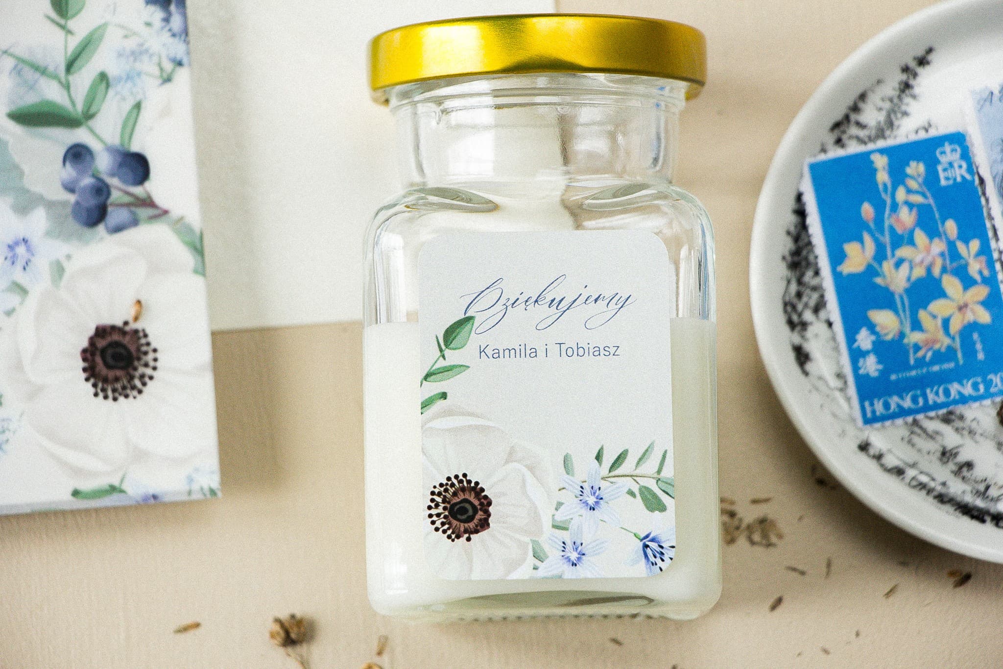 Opal Scented Candle No. 7 – White Flowers and Wedding Favours