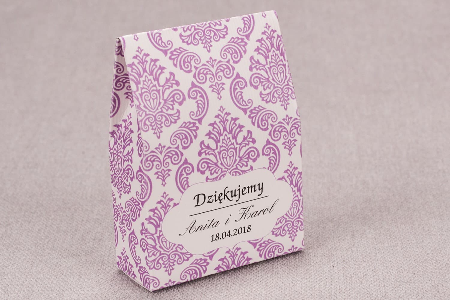 Elegant Sweet Boxes with Pink Ornament | Wedding Favours | Madras No. 4