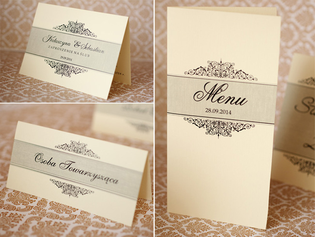 Klasyczne zaproszenia Arte