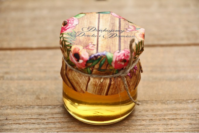 Podziękowania z kolekcji Rustykalne - Miody