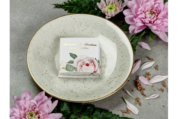 Mleczne czekoladki - podziękowania dla gości weselnych z kolekcji Margaret