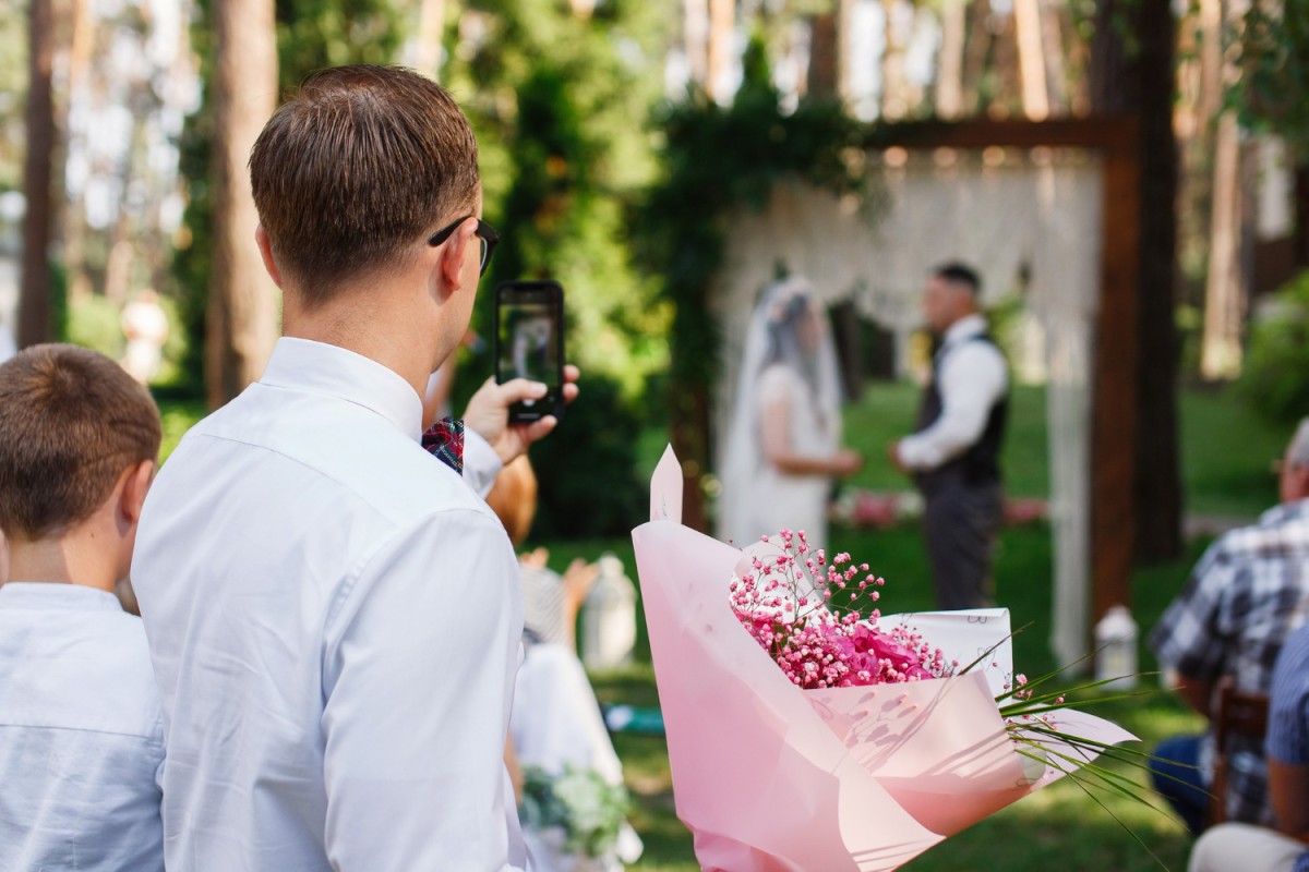 Zdjęcie filmowania wesela