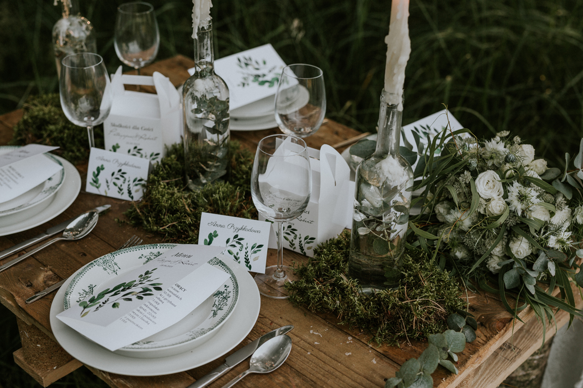 Sesja zdjęciowa w stylu greenery od Amelia-Wedding.pl